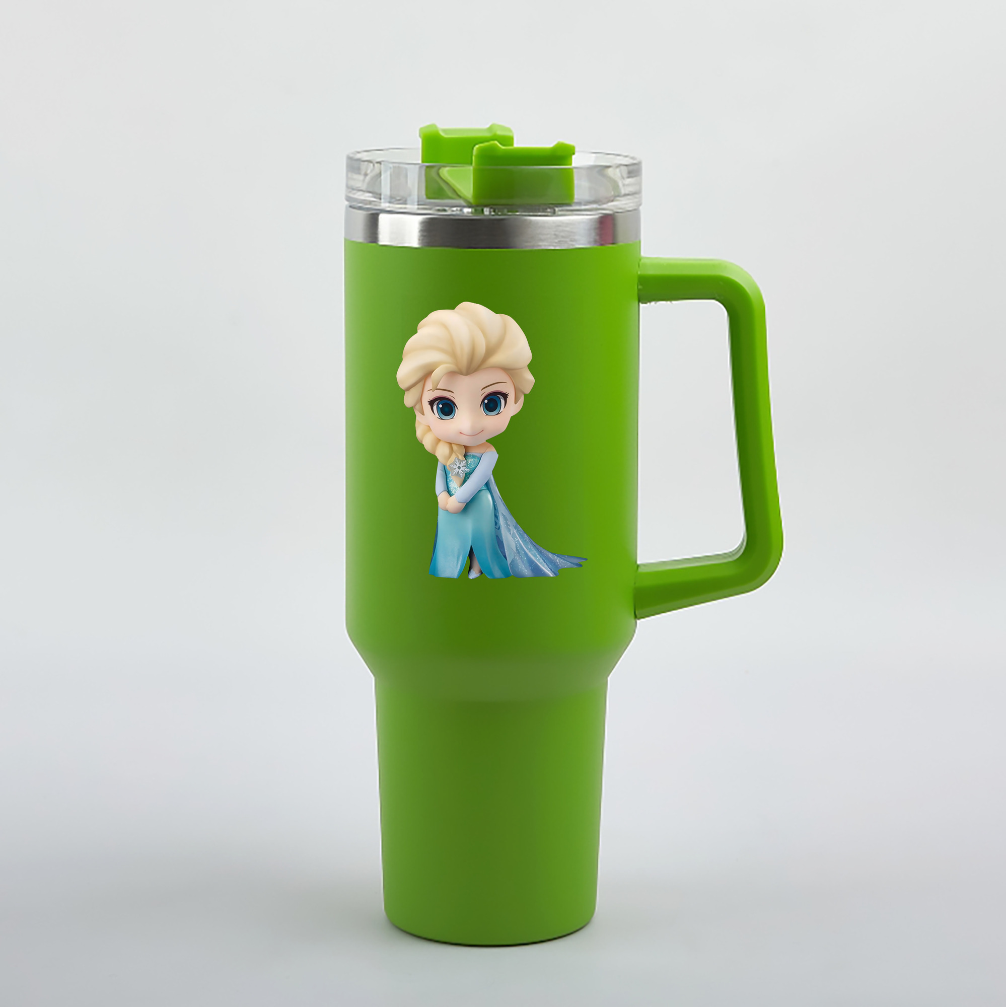 （画像用） アナと雪の女王 アンナ エルサ Frozen Anna Elsa 1200mL車用タンブラー（カラープリント）